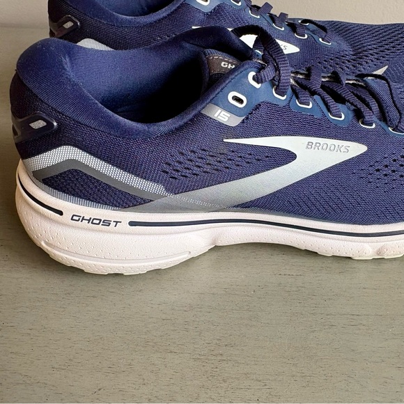 Brooks Ghost 15 Navy Blue Athletic Running Cushion Sneakers Women Size 9.5 - Picture 11 of 16